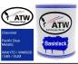 Preview: Chevrolet, Pacific Blue Metallic, WA617D / WA693D / G60 / GUM: 1L Lackdose, von ATW Autoteile West.